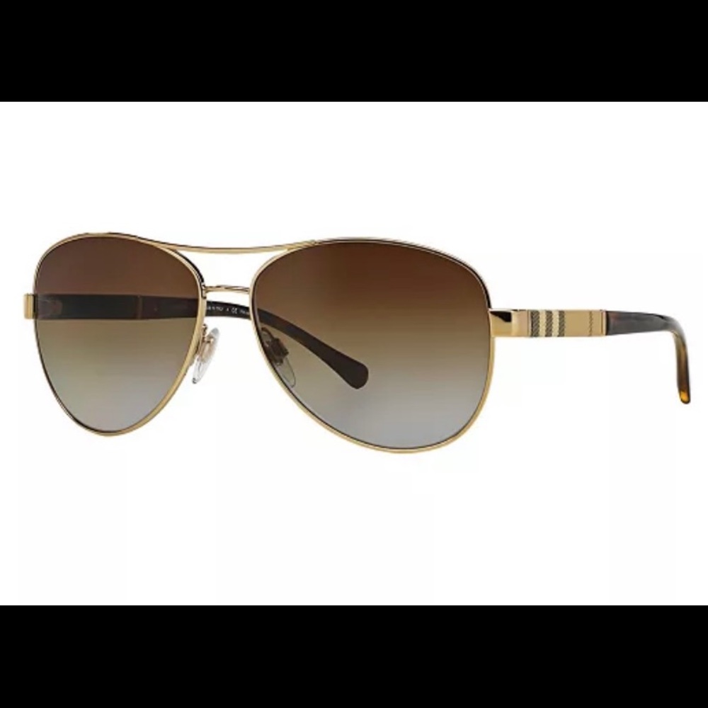 Burberry Polarized Pilot Sunglasses